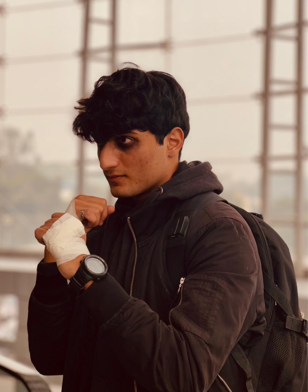 Ahmed Ayyan as Batman